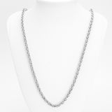 Chaîne - Or 10K blanc blé 5mm - CHG253