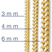 Chain - 10K yellow gold 6mm links - CHG027