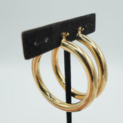 Hoops Yellow Gold 6mm - BOG003