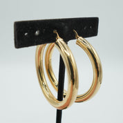 Hoops Yellow Gold 6mm - BOG003