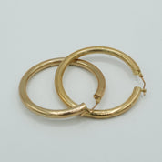 Hoops Or Jaune 4mm 35mm diametre - BOG016