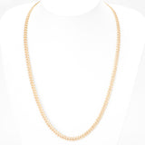 Chaîne - Or 10K jaune cuban link pavés de diamants naturels 5.76CT 6.5mm - CHGD001