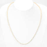 Chaîne - Or 18K jaune tennis diamants lab 36CT 4mm - CHGL001