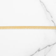 Lady's Bracelet - 10K Yellow Gold Herringbone Links 7.5" - BRG294