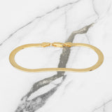 Bracelet - Or 10K jaune chevrons 7.5" - BRG294