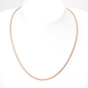Chain - 10K pink gold diamond cut 4.5mm - CHG308