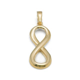 Pendentif - Or 10K jaune inifini poli - PEG201