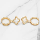 Huggies - Or 10K jaune trèfles  pendants - BOG169