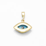 Pendentif - Or 10K jaune mauvais oeil - PEG248