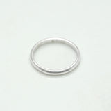 Bague enfant - Or 10K blanc poli - RIG271