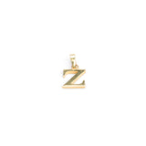 Pendentif - Or 10K jaune "Z" poli - PEG284