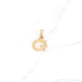 Pendentif - Or 10K jaune "G" poli - PEG287