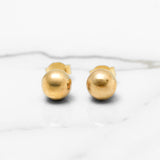 Studs - Or 10K jaune perle poli - BOG218