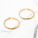 Hoops - Or 10K jaune poli - BOG283