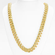 Chain - 10K Yellow Gold Cuban links 13mm 25.5" - CHG135