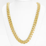 Chaîne - Or 10K jaune cuban link 13mm - CHG135