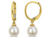Huggies - Or 14K jaune perle d'eau douce pendante - BOG1343