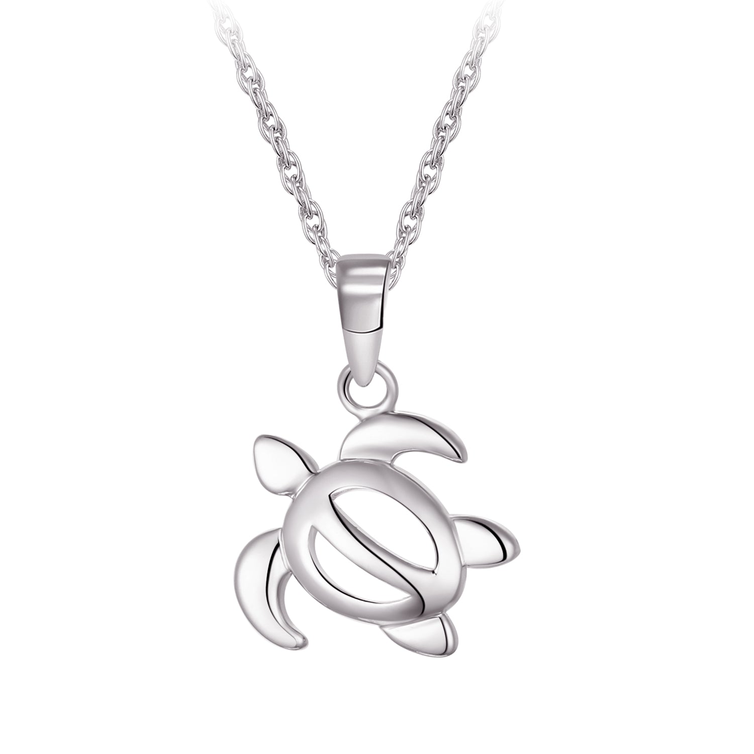 Collier - Argent pendentif mini tortue - CHS706