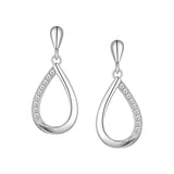 Studs - Argent larme en cz - BOS419