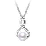 Collier - Argent pendentif perle d'eau douce - CHS713