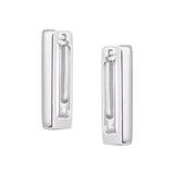 Hoops - Argent rectangulaires - BOS432