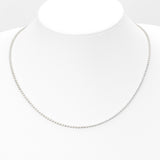 Chaîne - Argent perles poli 4mm - CHS026