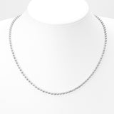 Chaîne - Argent perles poli 3mm - CHS046