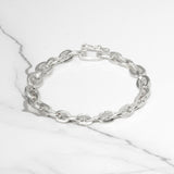Bracelet femme - Argent  câble 7.5" - BRS021