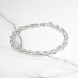 Men's Bracelet - Silver Cable 6mm 9" - BRS041