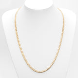 Chain - 14K gold cuban link solid 6mm - CHG520