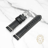 Bracelet en Cuir - 820 Noir & Blanc