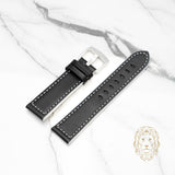 Bracelet en Cuir - 506 Noir & Blanc