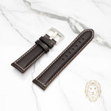 Bracelet en Cuir - 500S Brun & Blanc