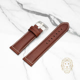 Bracelet en Cuir - 500S Marron & Blanc