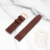 Bracelet en Cuir - 304 Buffle Brun & Brun