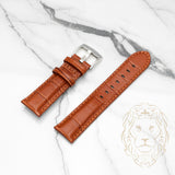 Bracelet en Cuir - 518 Alligator Tan & Tan