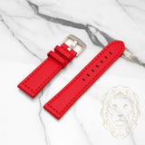 Leather Bracelet - 516 Red & Red