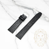 Bracelet en Cuir - 108 Noir & Noir