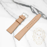 Bracelet en Cuir - 112 Beige Foncé & Beige