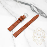 Bracelet en Cuir - 107 Alligator Tan & Tan
