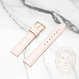 Bracelet en Cuir - 212 Alligator Rose & Rose