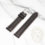 Bracelet en Cuir - 500S Brun & Blanc XL
