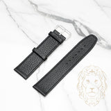 Leather Bracelet - 102 Black Buffalo & Black XL