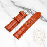 Bracelet en Cuir - 508 Alligator Tan & Tan XL