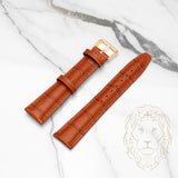 Bracelet en Cuir - 207 Alligator Tan & Tan XL