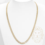 Chain - 10K Gold Cuban solid beveled 5.7mm 23" - CHG365