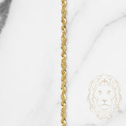 Chain - 10K yellow gold laser cut twist 2.9mm - CHG607