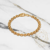 Bracelet - Or 10K jaune panthère 7.5" - BRG376
