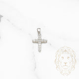 Pendentif - Argent croix en pierres cz - PES011