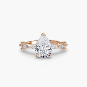 Solitaire with Eternity Pavé